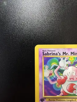 Pokemon Card - Sabrina's Mr. Mime Gym Challenge 59/132 Uncommon 1st Edition MP - Image 3
