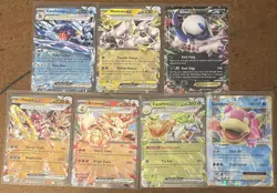 Pokemon TCG Card Lot 7 EX - Garchomp, Mewtwo, Absol, Slowbro and more - Image 1