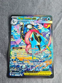 Pokemon Chaos Rising Mega Greninja ex SAR Holo Card 116/086 NM 10 Potential - Image 2