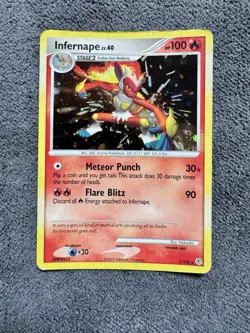Pokemon Infernape Reverse Holo Card #5/130 Diamond and Pearl - Image 1