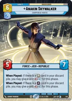 Anakin Skywalker - Champion of Mortis (Hyperspace) MTG Legends of the Force L... - Image 1