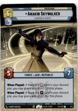 Anakin Skywalker - Champion of Mortis (Hyperspace) MTG Legends of the Force L... - Image 2