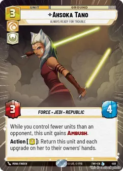 Ahsoka Tano - Always Ready For Trouble (Hyperspace) MTG Twilight of the Repub... - Image 1