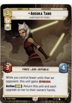Ahsoka Tano - Always Ready For Trouble (Hyperspace) MTG Twilight of the Repub... - Image 2