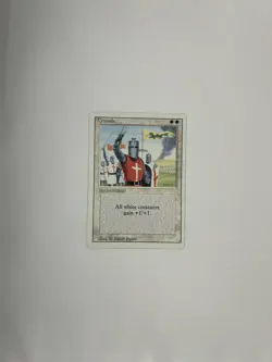 X1- Crusade Revised (3rd) Edition White Enchantment Rare MtG - Image 1