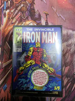 Tony Stark The Invincible Iron Man (0392) - Foil - Borderless Marvel Super - Image 1