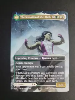 Jennifer Walters 0328 (Borderless) Mythic MTG Marvel Super Heroes - Image 2