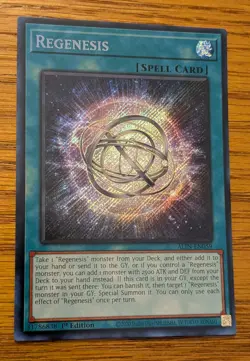 Regenesis - ALIN-EN059 - Secret Rare - 1st Edition Yu-Gi-Oh! M/NM - Image 1