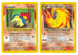 Pokemon TCG Cyndaquil & Quilava/ Dark Quilava mini lot Neo Destiny - Near MInt - Image 1