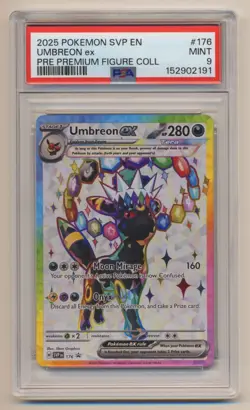 PSA 9 Pokemon Black Star Promo Umbreon EX SVP EN #176 MINT Condition! - Image 1