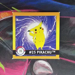 Pokemon Sticker Lot 1995 & 2003 Japan Amada Pokemon- Pikachu NO. 25 & 115 - Image 5
