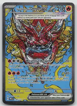 Pokemon TCG Hearthflame Mask Ogerpon ex 148/131 Prismatic Evolutions SIR Holo - Image 1