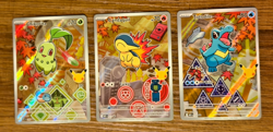 Pokemon First Partner Illustration Collection Series 2 Johto Gen 2 Set - Image 1