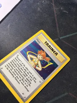 Wizards Pokemon TCG Misty Gym Heroes #018/132 Unlimited Holo Rare SWIRL - Image 3