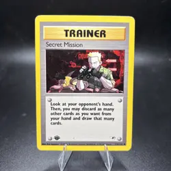 Pokemon TCG - Secret Mission || 1st Edition || 118/132 || Gym Heroes || HP - Image 1