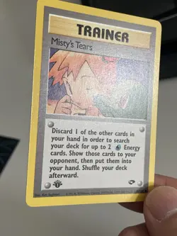 Pokemon 1st EDITION Misty’s Tears #118/132 - 2000 Gym Challenge - LP - Image 2