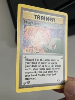 Pokemon 1st EDITION Misty’s Tears #118/132 - 2000 Gym Challenge - LP - Image 3