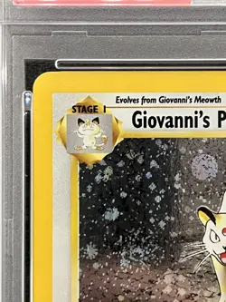 Pokemon Giovanni's Persian Gym Challenge 1st Edition Holo Rare #8 PSA 6 - Image 2