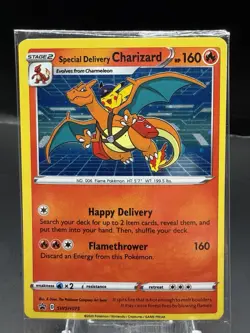 Pokemon TCG: SWSH Black Star Promo Special Delivery Charizard SWSH075 SEALED - Image 1