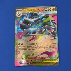 Pokemon Mega Charizard X ex ME02: Phantasmal Flames Holo Double Rare #013/094 - Image 1