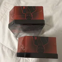Pokemon TCG Team Rocket Tin Box English, Promo + Booster, Mewtwo/Nidoking - Image 5