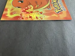 Topps Pokemon Movie 1999 #E4 Charmander Sandpaper Rainbow Foil Black Logo NM - Image 5
