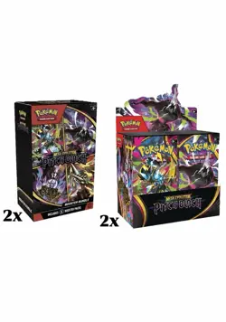 Pokemon Pitch Black Booster Box x2, Booster Bundle x2 - Image 1