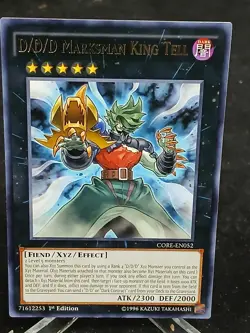 Yu-Gi-Oh! D/D/D Marksman King Tell CORE-EN052 R MP - Image 1