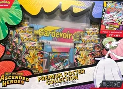 Pokemon Ascended Heroes Mega Gardevoir Premium Poster Collection Box Sealed New - Image 1