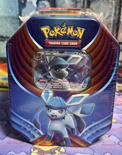 Pokemon TCG Evolution Celebration Tin GLACEON GX BRAND NEW Factory SEALED XY - Image 1