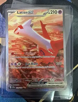 Pokemon TCG Latias ex Special Illustration Rare Full Art Holo 239/191 Sv08 - Image 1