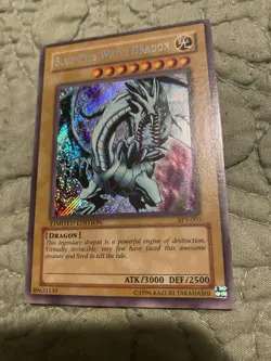Konami Yu-Gi-Oh! Blue-Eyes White Dragon BPT-003 2002 Tin Secret Holo Eng - Image 1