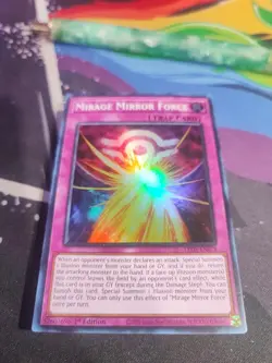 Mirage Mirror Force - LEDE-EN078 - Super Rare - 1st Edition Near Mint Yugioh Car - Image 1