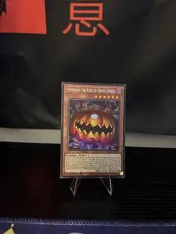 Yu Gi Oh Pumpking The King of Grave Ghost MZMU-EN001 Secret Rare Mint Condition - Image 1
