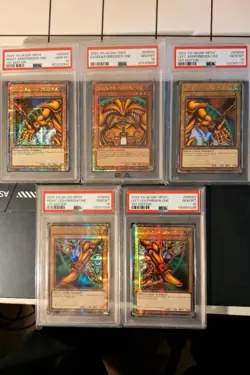 Yu-Gi-Oh! Exodia The Forbidden One complete Gem Mint Set Quarter Century Secret - Image 1