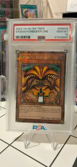 Yu-Gi-Oh! Exodia The Forbidden One complete Gem Mint Set Quarter Century Secret - Image 2
