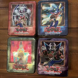 Yu-Gi-Oh! 2003 Vintage Empty Collector Tins - Yugi, Kaiba & Joey Lot! - Image 1