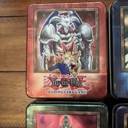 Yu-Gi-Oh! 2003 Vintage Empty Collector Tins - Yugi, Kaiba & Joey Lot! - Image 2