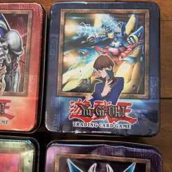 Yu-Gi-Oh! 2003 Vintage Empty Collector Tins - Yugi, Kaiba & Joey Lot! - Image 3