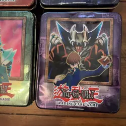 Yu-Gi-Oh! 2003 Vintage Empty Collector Tins - Yugi, Kaiba & Joey Lot! - Image 5