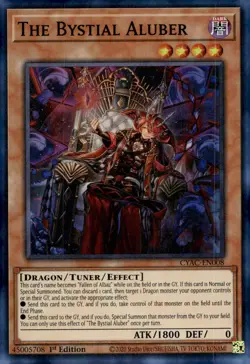 Yu-Gi-Oh! The Bystial Aluber 1st Ed. CYAC-EN008 Super Rare NM/LP x1 - Image 1