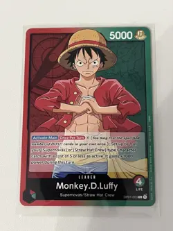 Monkey.D.Luffy OP01-003 Leader - Romance Dawn One Piece Card - Image 1