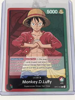 Monkey.D.Luffy OP01-003 Leader - Romance Dawn One Piece Card - Image 3