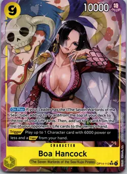 Boa Hancock (Alternate Art) OP14-112 The Azure Sea's Seven One Piece NM - Image 1