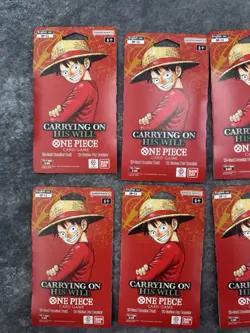 One Piece CCG Carrying On His Will Booster Pack OP13 English 10 PACKS SEALED - Image 2