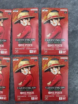 One Piece CCG Carrying On His Will Booster Pack OP13 English 10 PACKS SEALED - Image 3