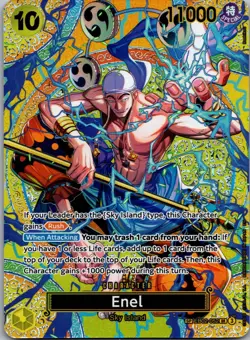 Enel (SP) EB02-052 Super Rare Adventure on Kami's Island One Piece Near Mint - Image 1