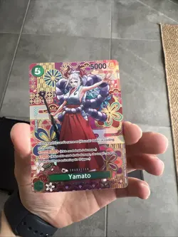 One Piece CCG Yamato SP OP01-121 Secret Rare Alternate Art Foil 5000 Power - Image 1