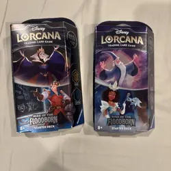 2023 Disney Lorcana TCG Rise Of The Floodborn 2 Starter Decks - Sealed Lot of 2 - Image 1