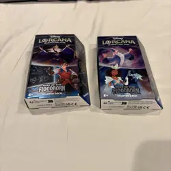 2023 Disney Lorcana TCG Rise Of The Floodborn 2 Starter Decks - Sealed Lot of 2 - Image 2